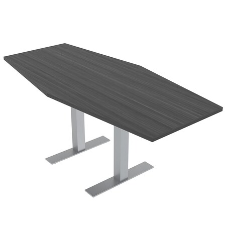 Skutchi Designs 33.5 in W, 69.5 in L, 29 in H, Engineered Wood Top, Grey HAR-HEX.IR-34x70-T-ASIANNIGHT